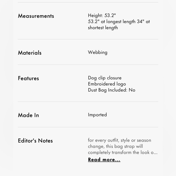 NWOT Kate Spade bag strap - Picture 4 of 4